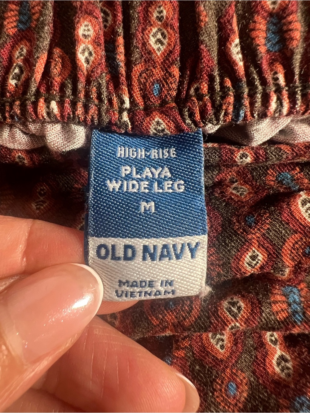 Old Navy Playa High-Waisted Wide-Leg Pants – Size Medium - Picture 4 of 4